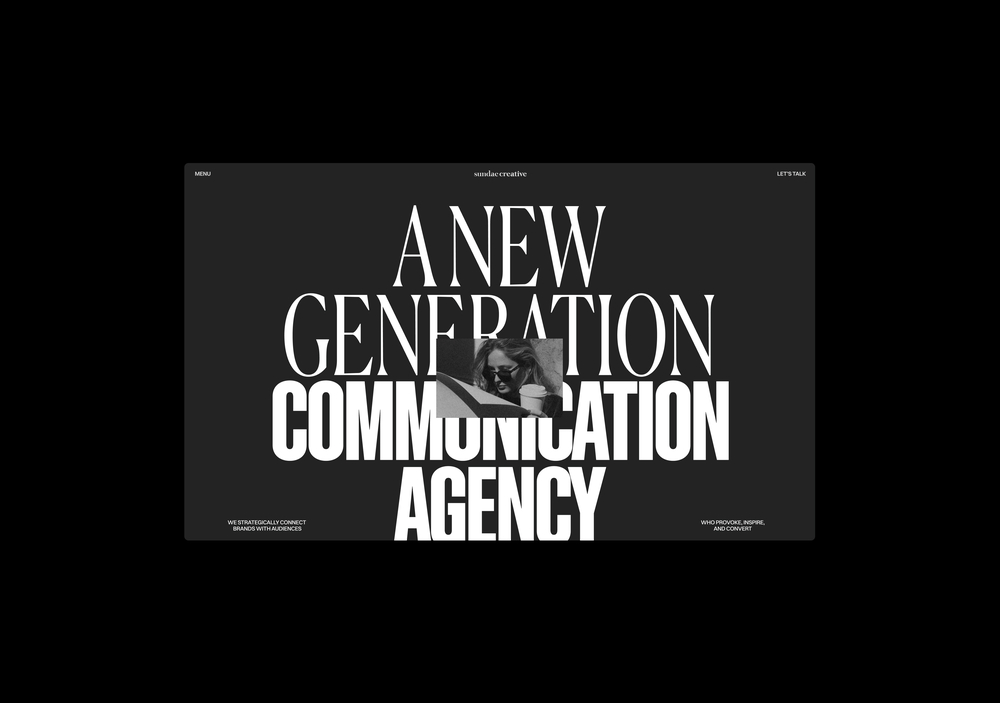 page d'accueil du site web