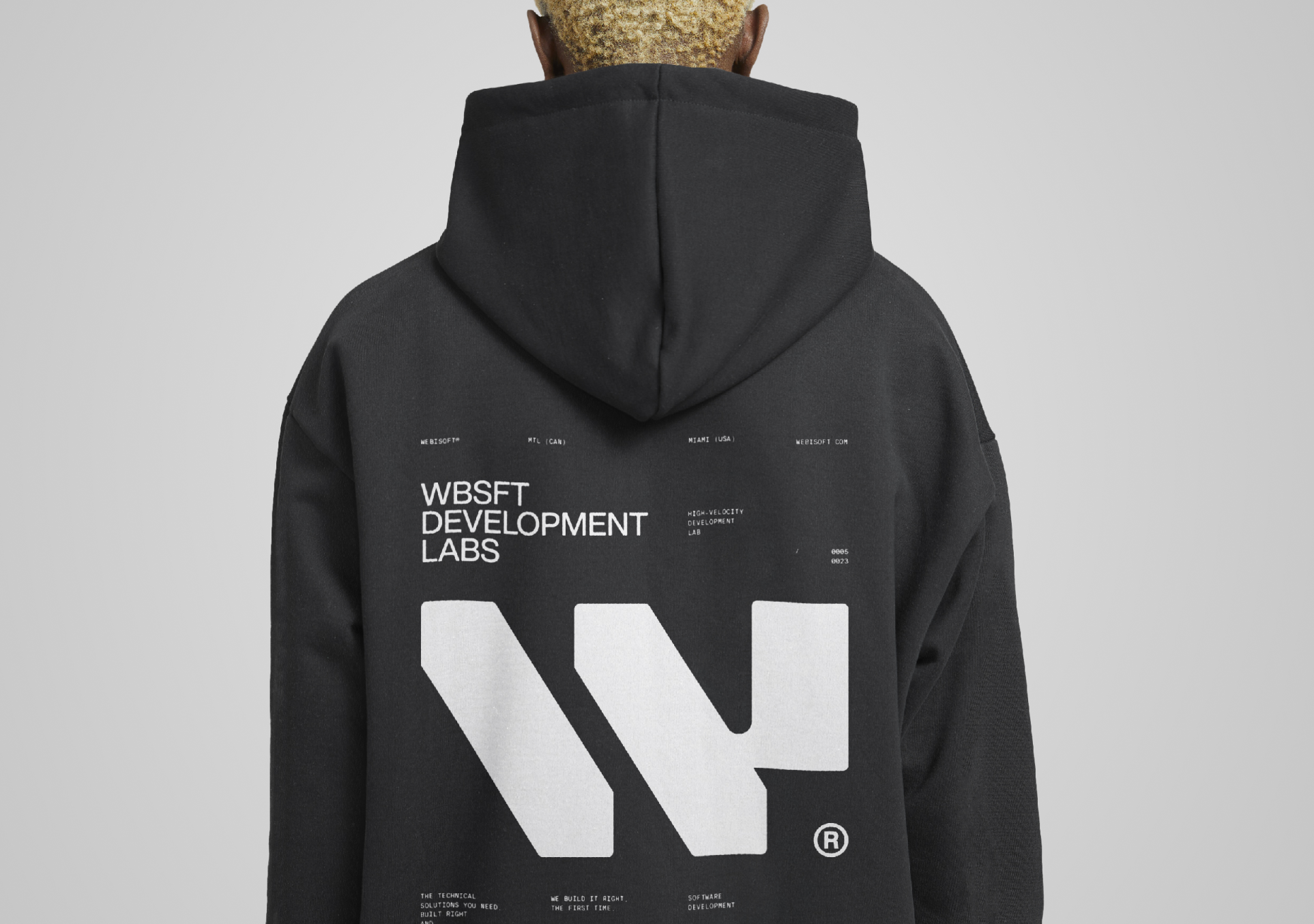 webisoft branded hoodie